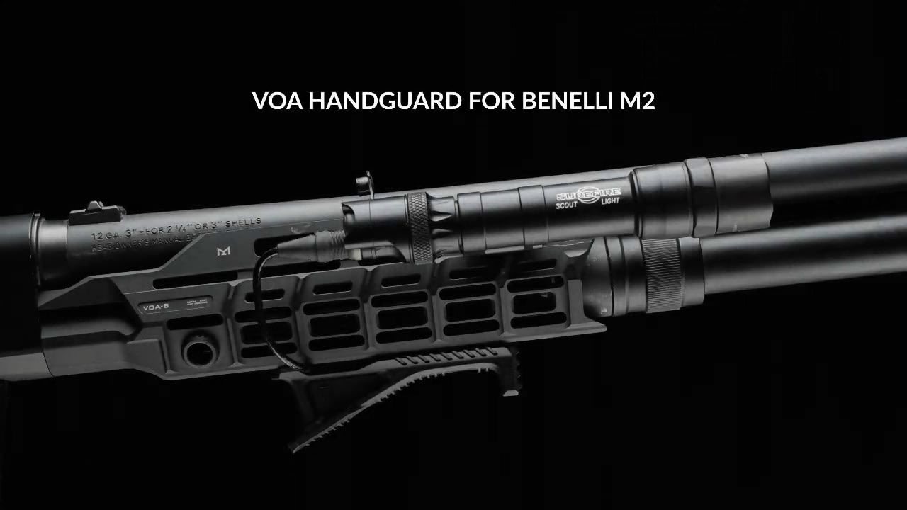 opplanet strike industries voa handguard for benelli m2 video