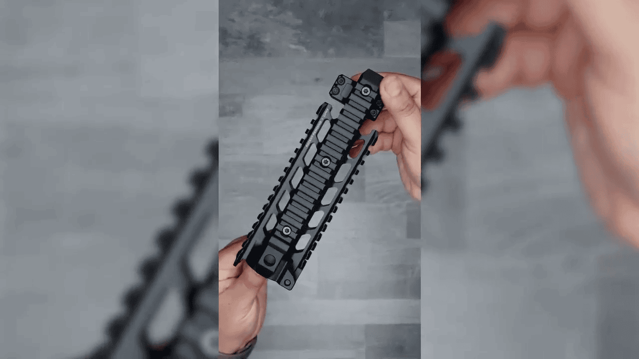 opplanet strike m4 quad rail handguard video