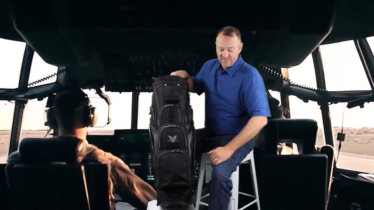 opplanet subtle patriot covert golf cart bag video