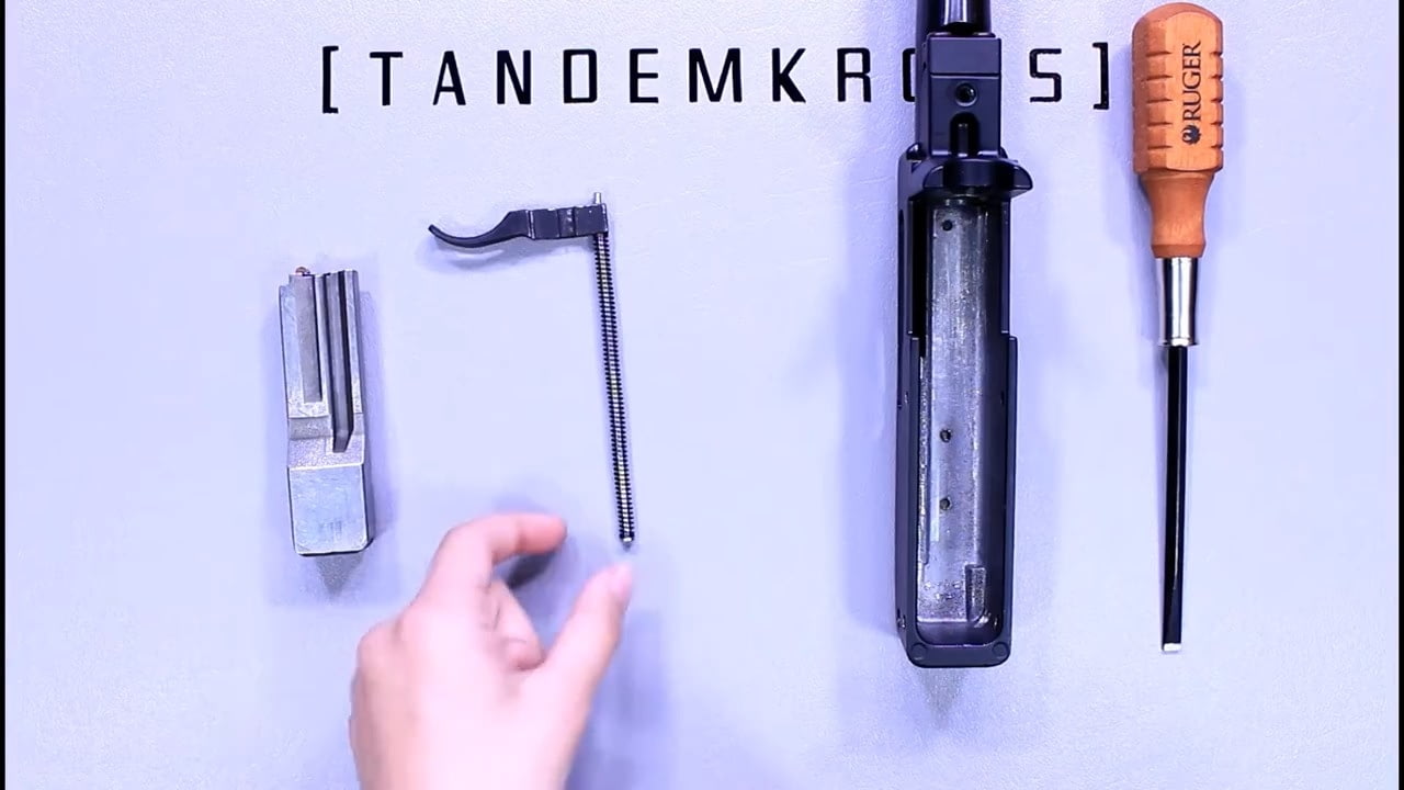 opplanet tandemkross spartan charging handle for ruger 10 22 installation and range test video