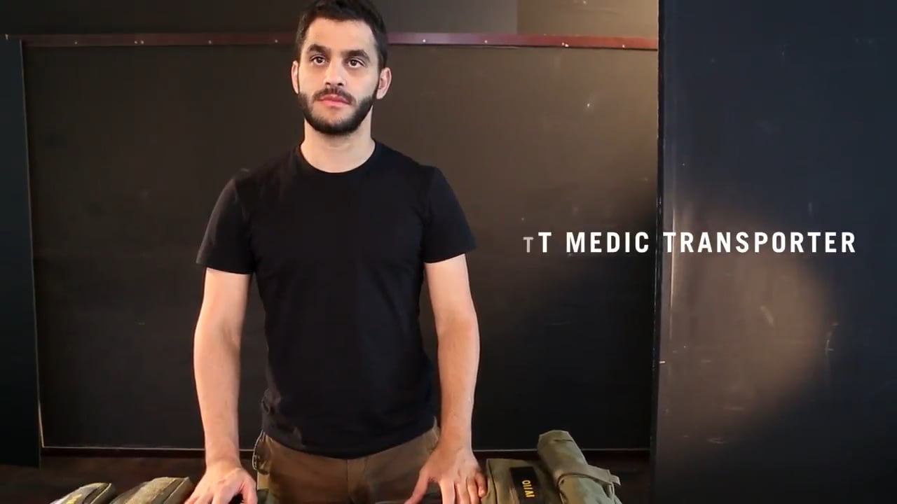 opplanet tasmanian tiger medic transporter bag video