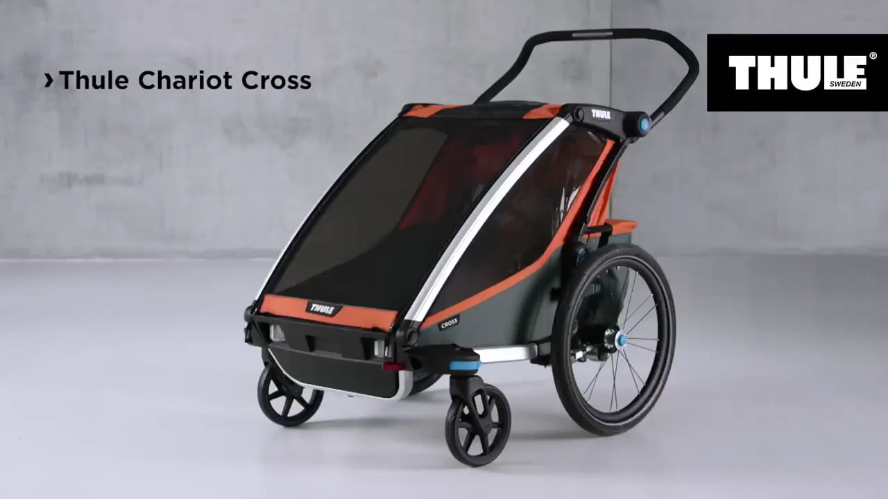 opplanet thule chariot cross multisport trailer video