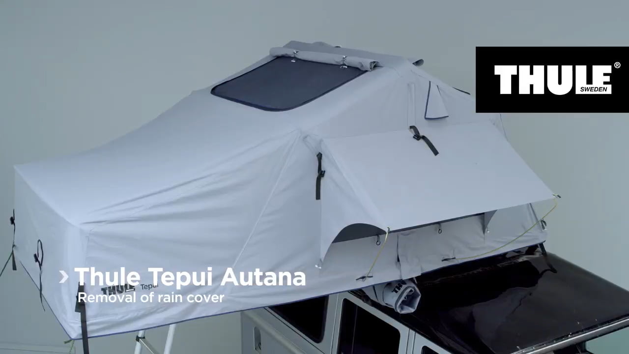 opplanet thule tepui autana removal of rain cover video