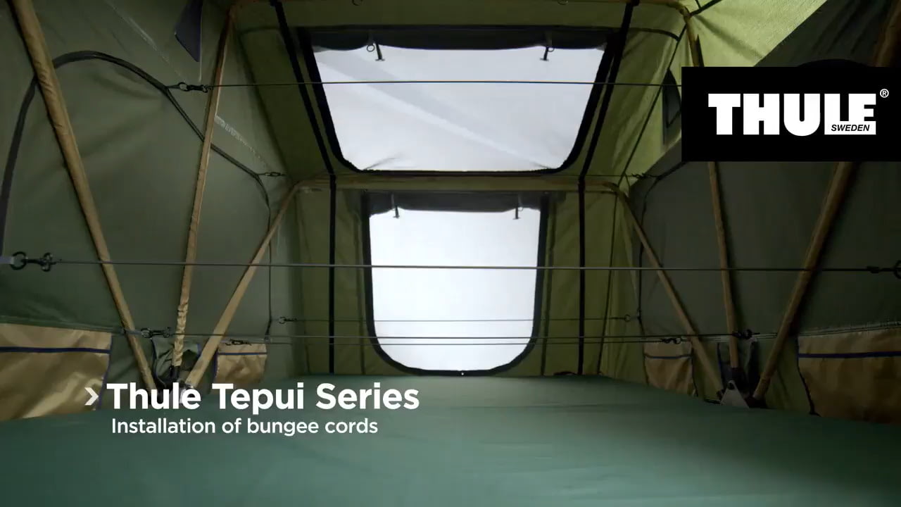 opplanet thule tepui series installation of bungee cords video