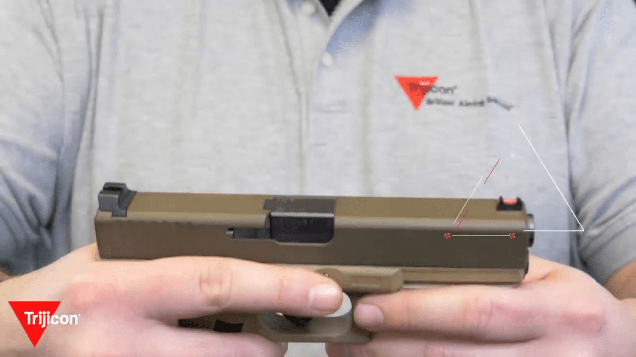opplanet trijicon fiber sights one shot video