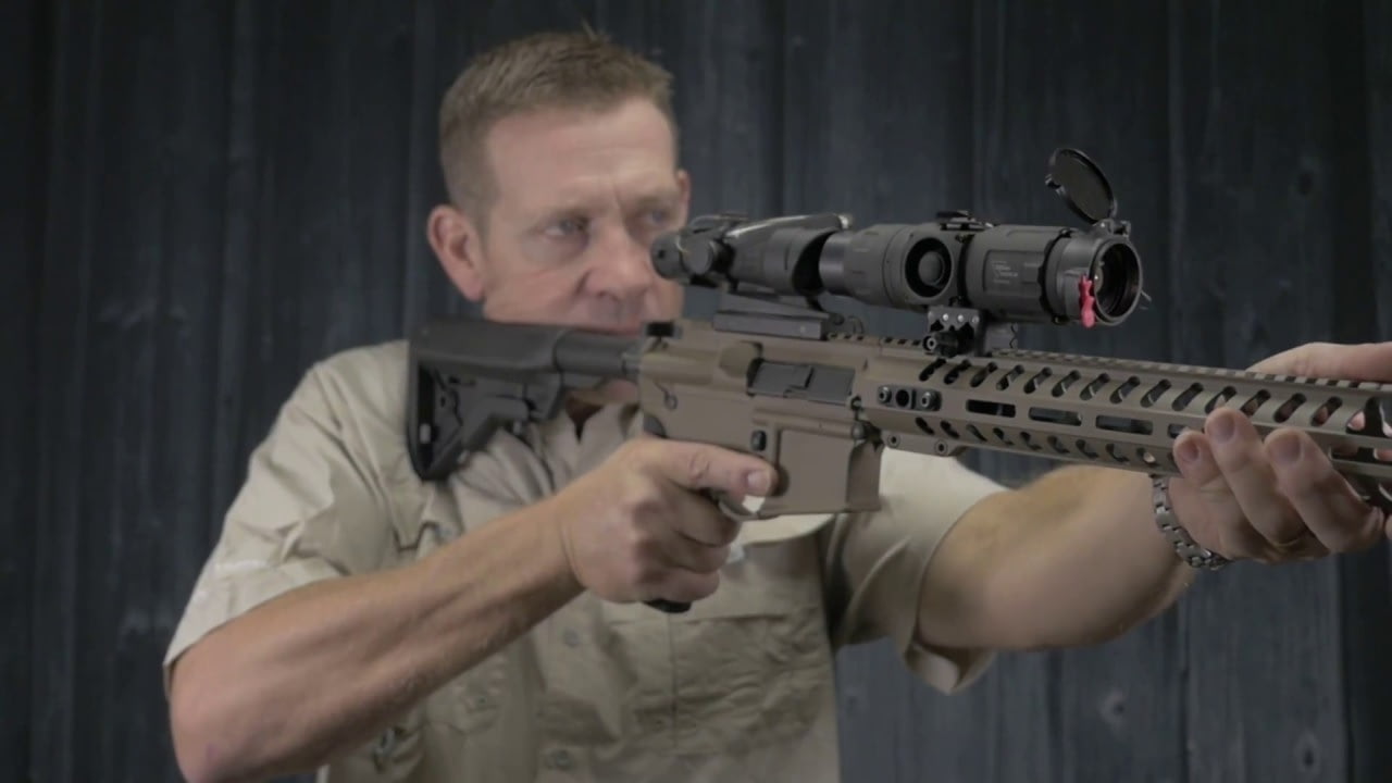 opplanet trijicon one shots snipe ir thermal sight video