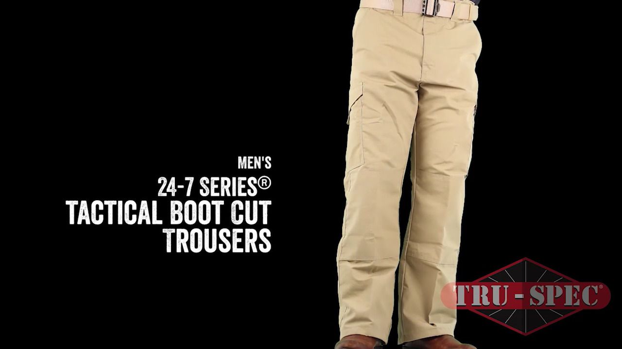 opplanet tru spec 24 7 series tactical boot cut trousers video