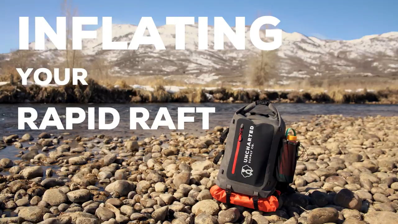 opplanet uncharted supply co inflate the rapid raft video