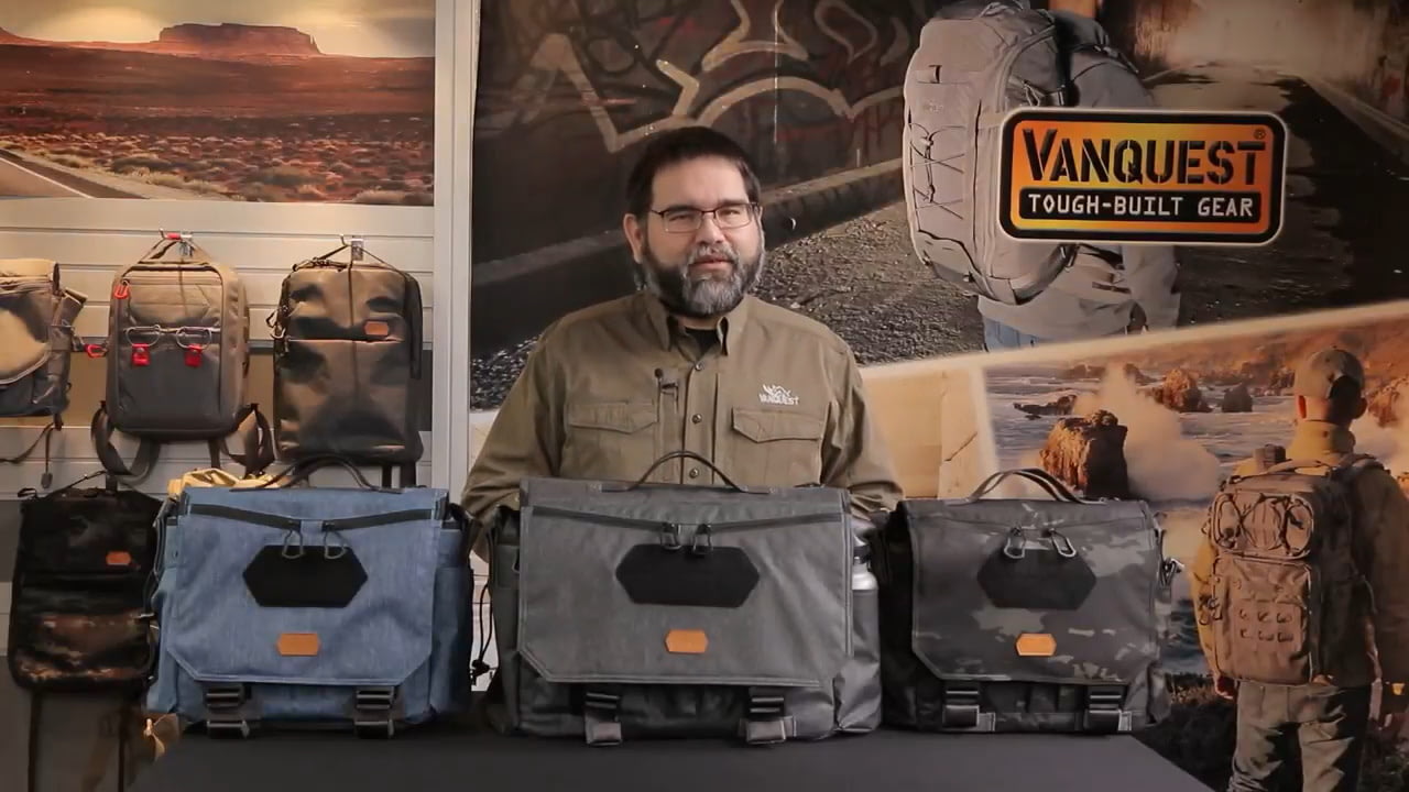 opplanet vanquest gofer messenger bags video