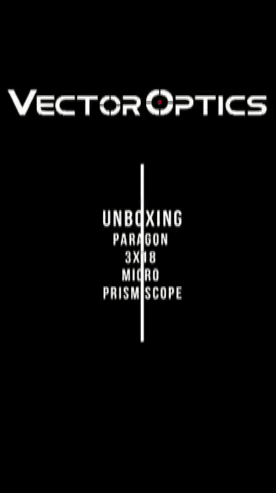 opplanet vector optics paragon 3x18 prism scope scps m03 ip67 waterproof unboxing video