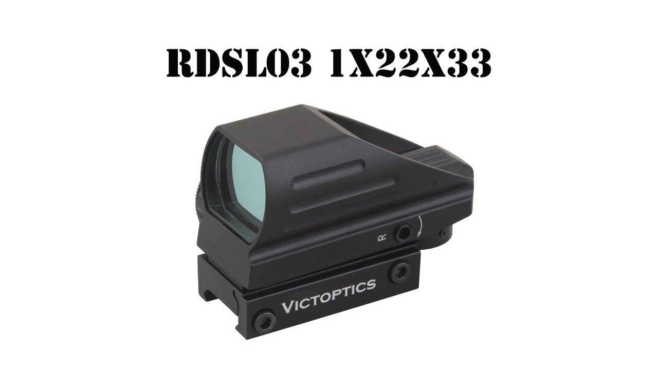 opplanet vector optics victoptics 1x 22x33mm tactical 4 reticles red green dot sight video