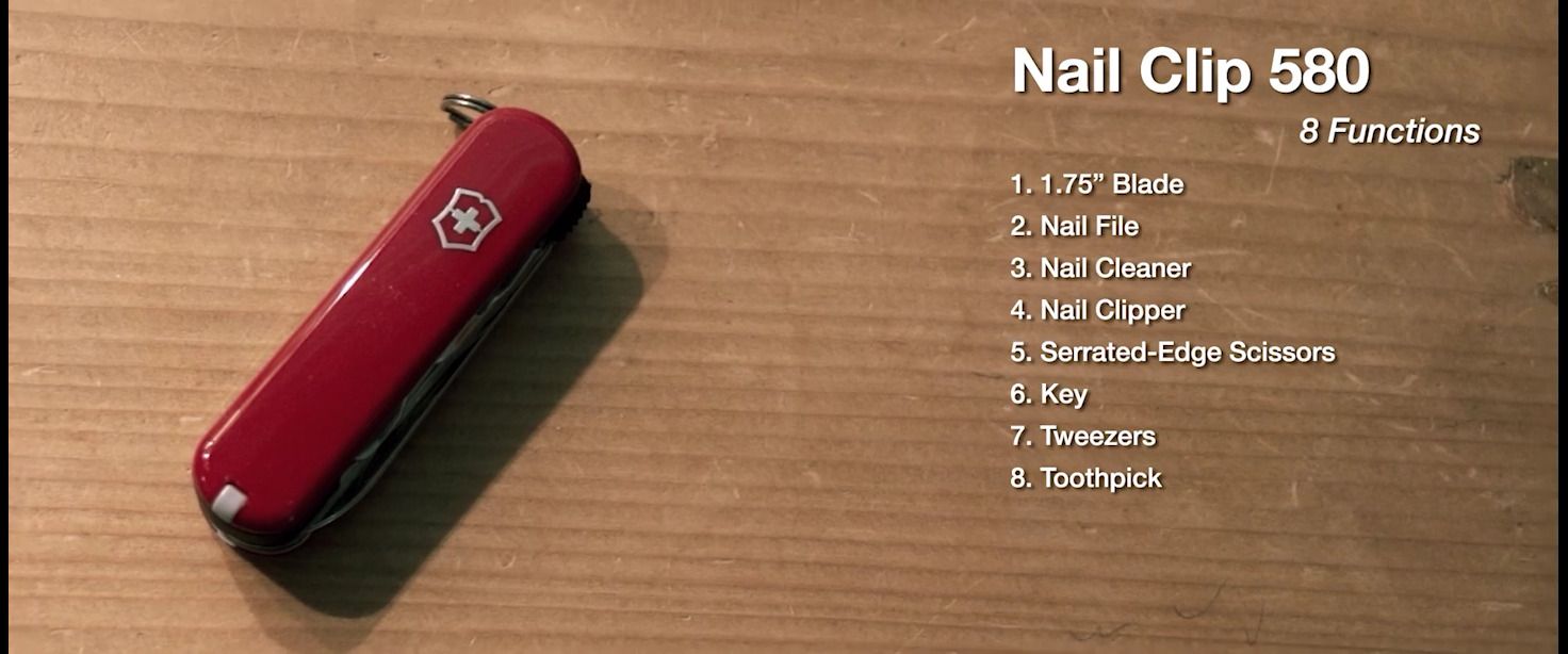 opplanet victorinox nailclip video