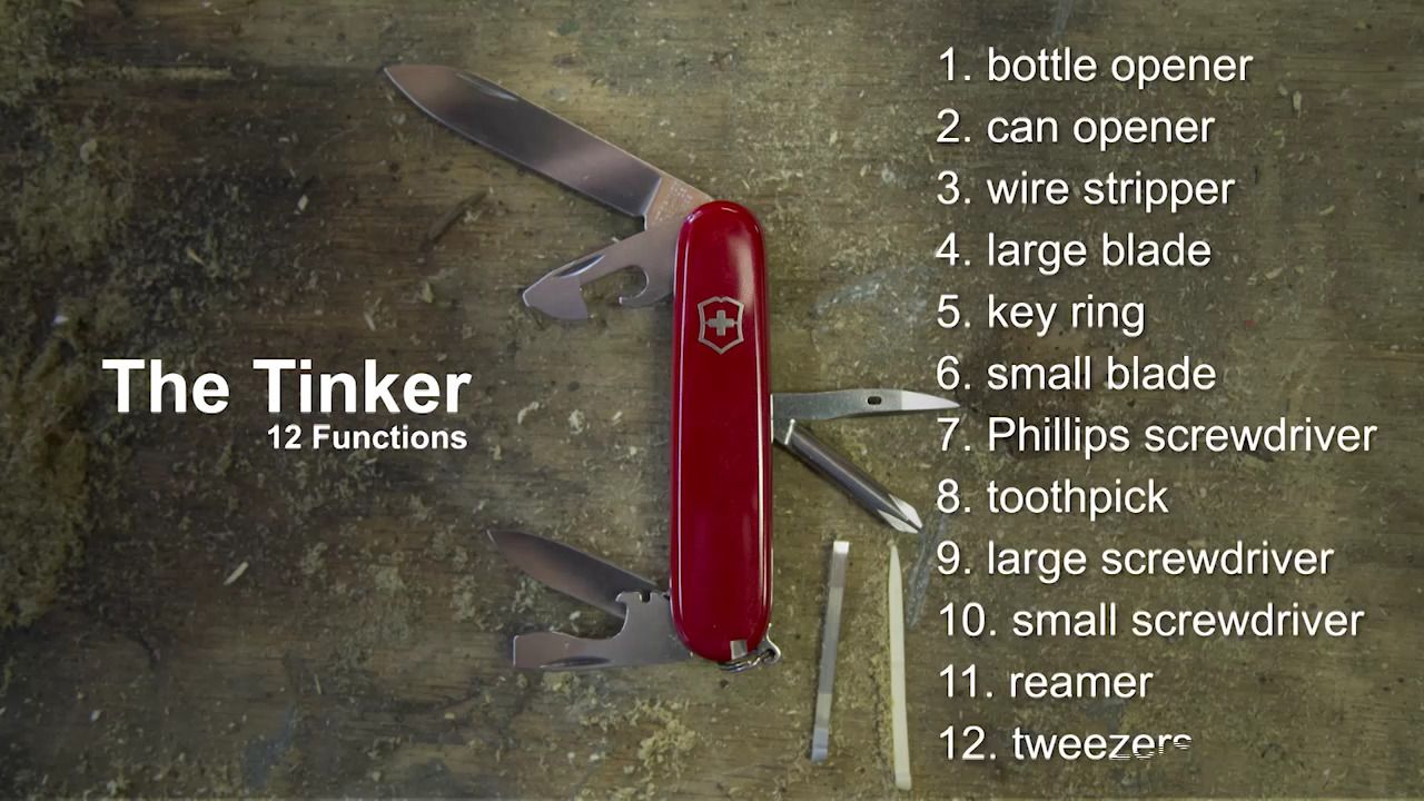 opplanet victorinox tinker video