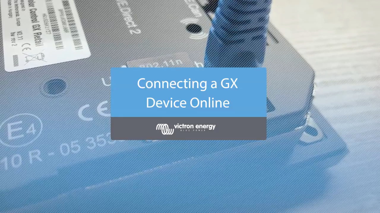 opplanet victron energy connecting a victron gx device online and setting up a gx gsm video