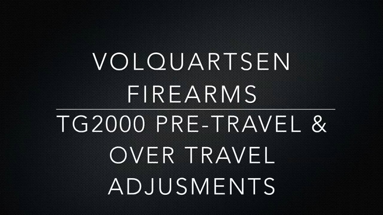 opplanet volquartsen firearms tg2000 trigger group installation and adjustment video