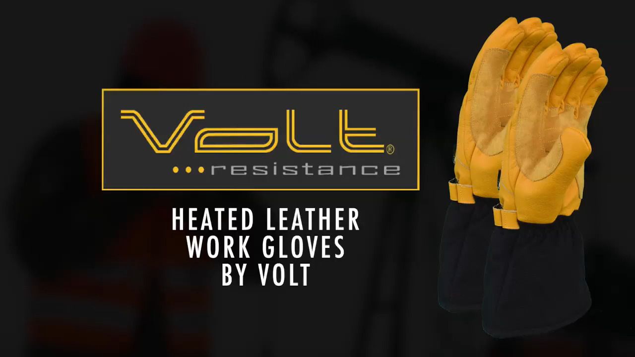 opplanet volt resistance leather 7v heated work gloves video