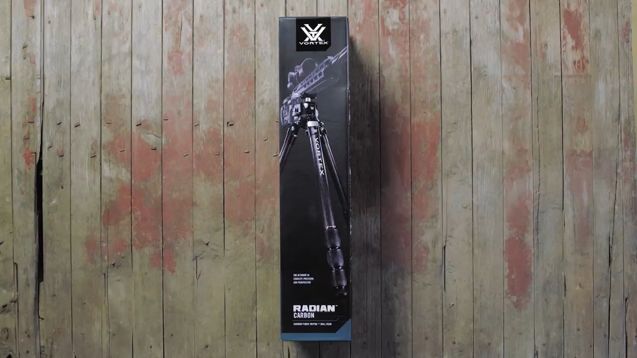 opplanet vortex radian carbon tripod with ball head unboxing video