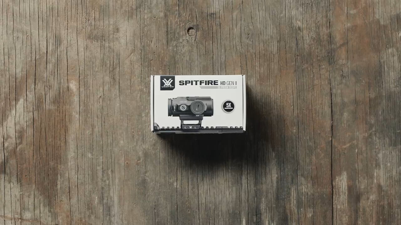 opplanet vortex spitfire hd gen ii 5x prism scope unboxing video