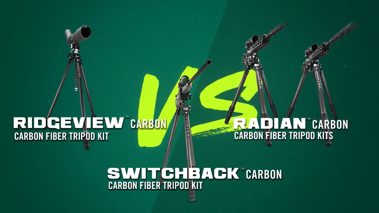 opplanet vortex switchback vs ridgeview vs radian carbon fiber tripod kits video