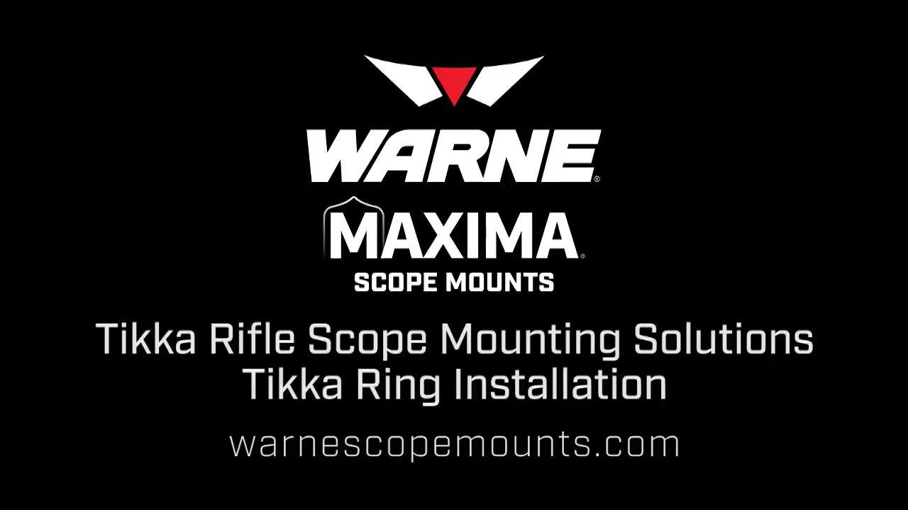 opplanet warne tikka scope mounting solutions video