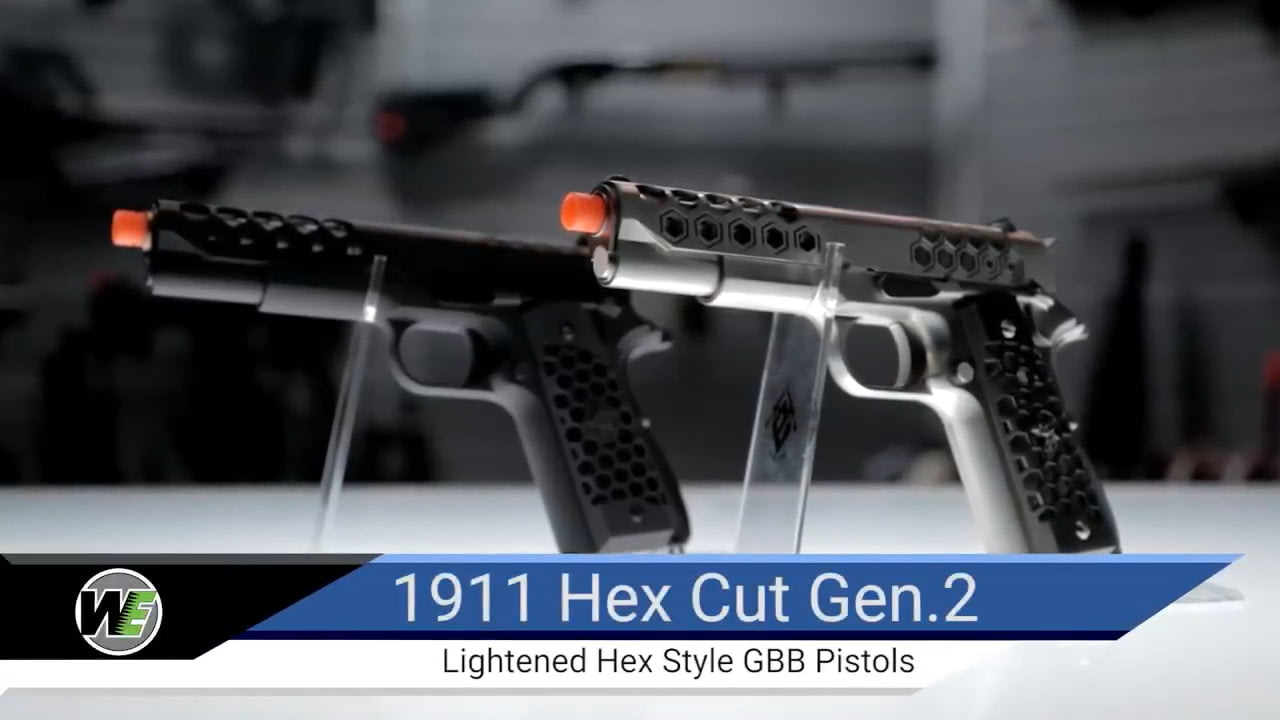 opplanet we tech 1911 hex cut gen 2 gbb pistol video