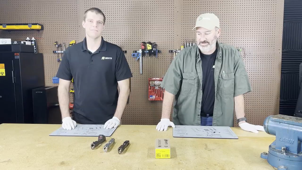 opplanet xs sight systems diy series inline rear sight pusher for glock pistols introduction video