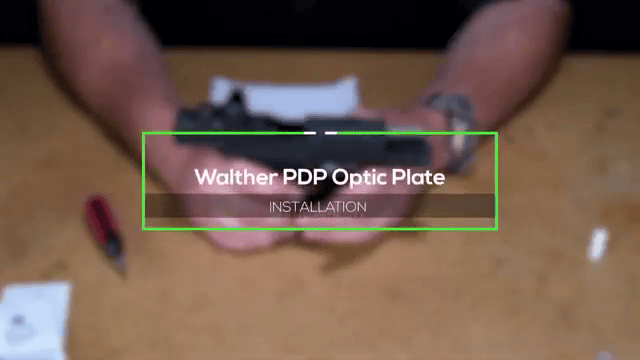 opplanet xs sight systems optic plate installation diy walther pdp video