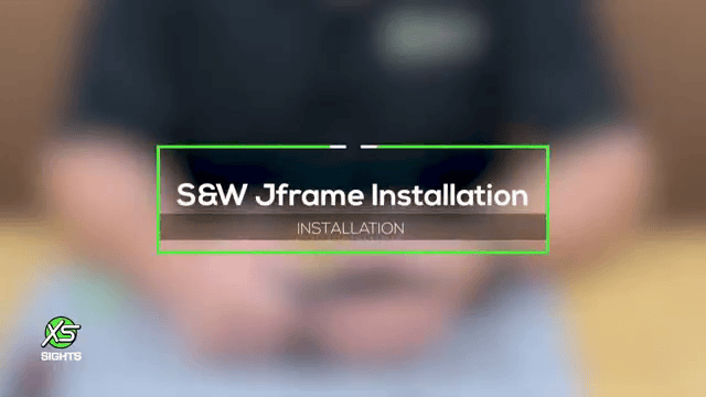 opplanet xs sight systems standard dot night sight installation diy smith wesson j frame video