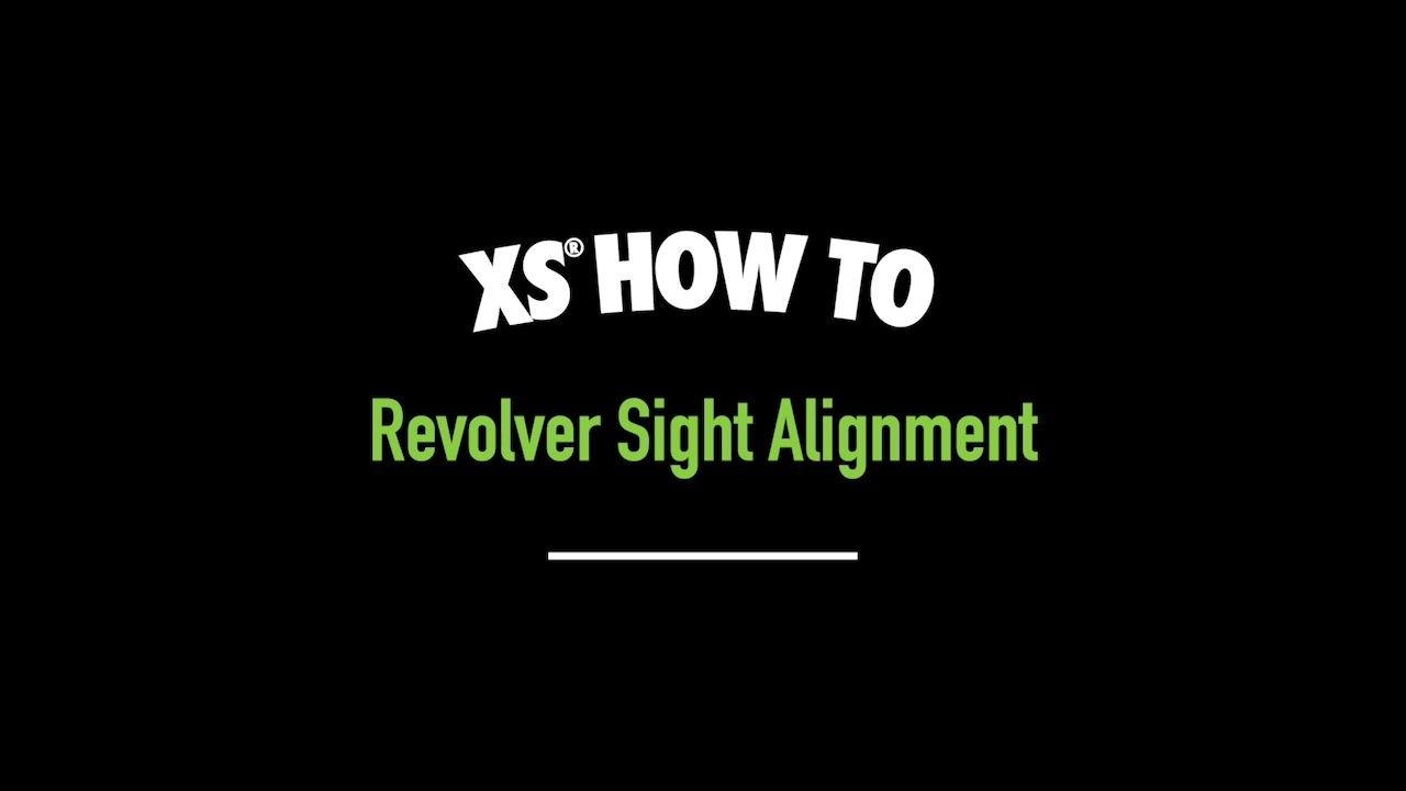 opplanet xs sights how to revolver sight alignment video