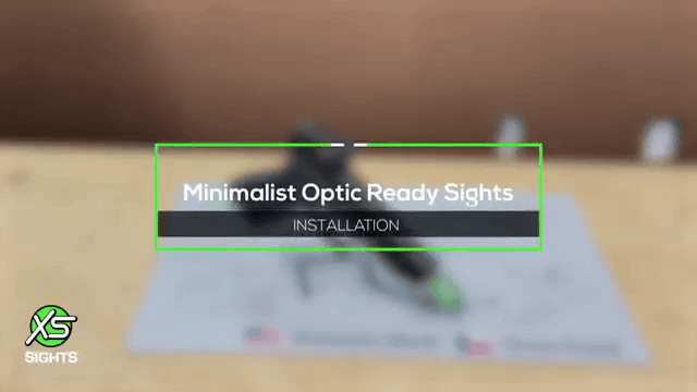 opplanet xs sights minimalist or optic plate bundle installation for glock pistols rmr acro video