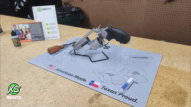 opplanet xs sights standard dot front sight screw retained colt cobra and colt king cobra video