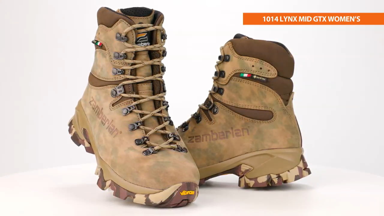 opplanet zamberlan 1014 lynx mid gtx womens hunting boots video