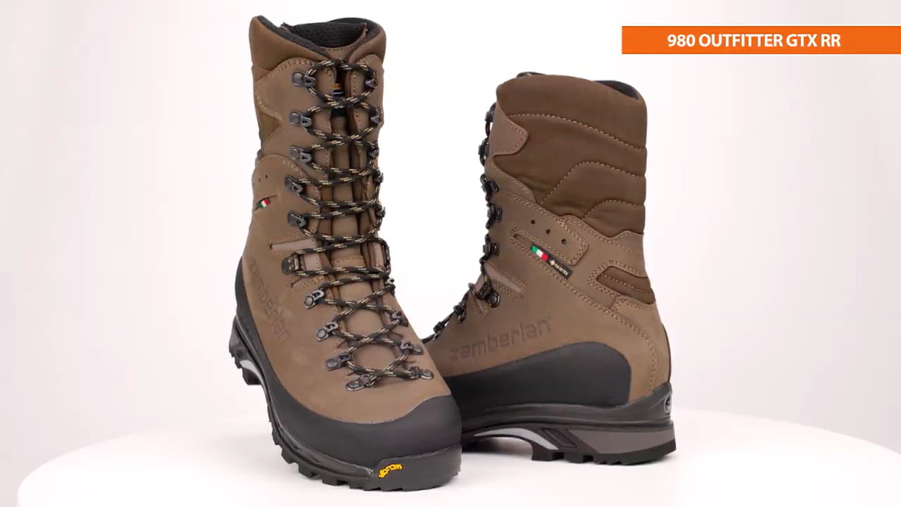 opplanet zamberlan 980 outfitter gtx rr hunt boots video
