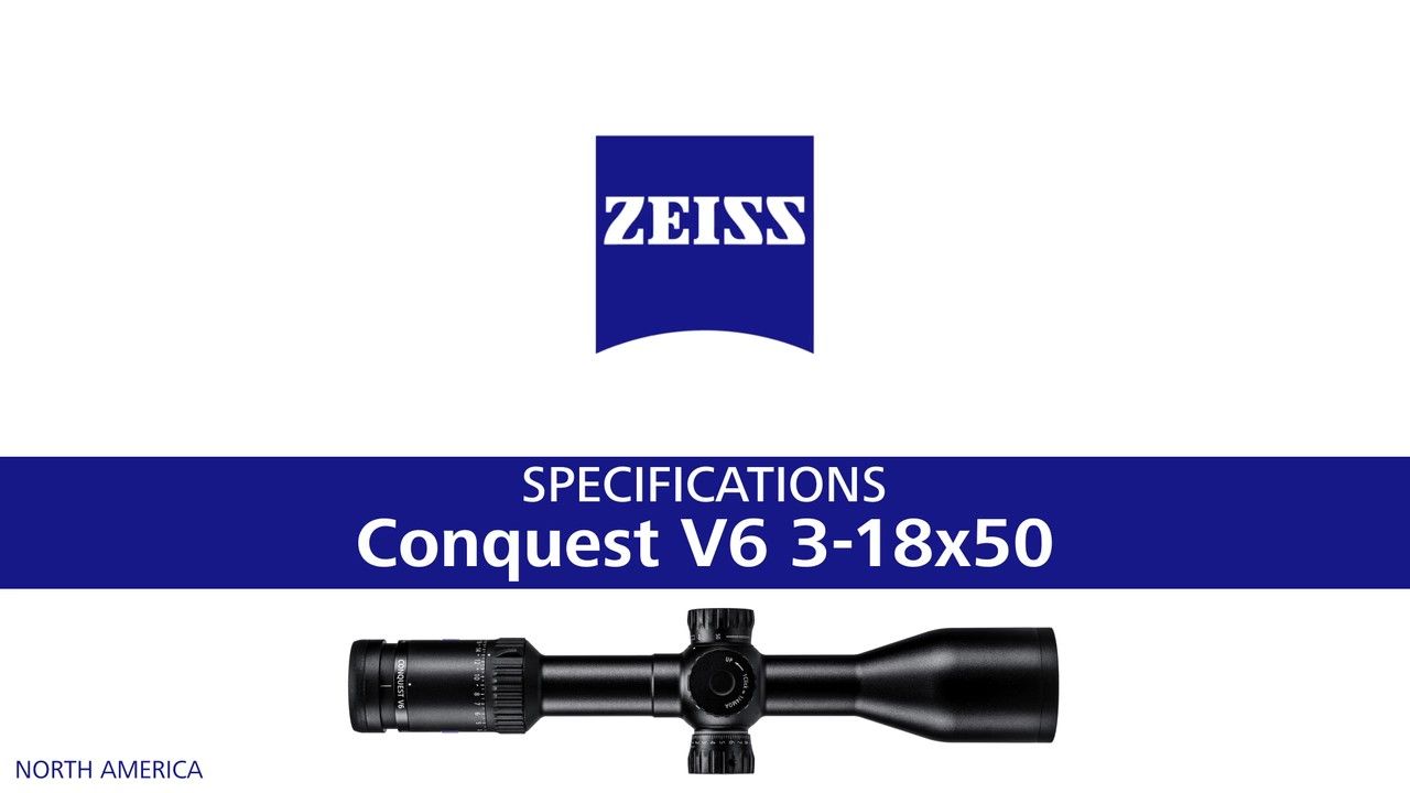 opplanet zeiss conquest v6 3 18x50 specifications product overview video