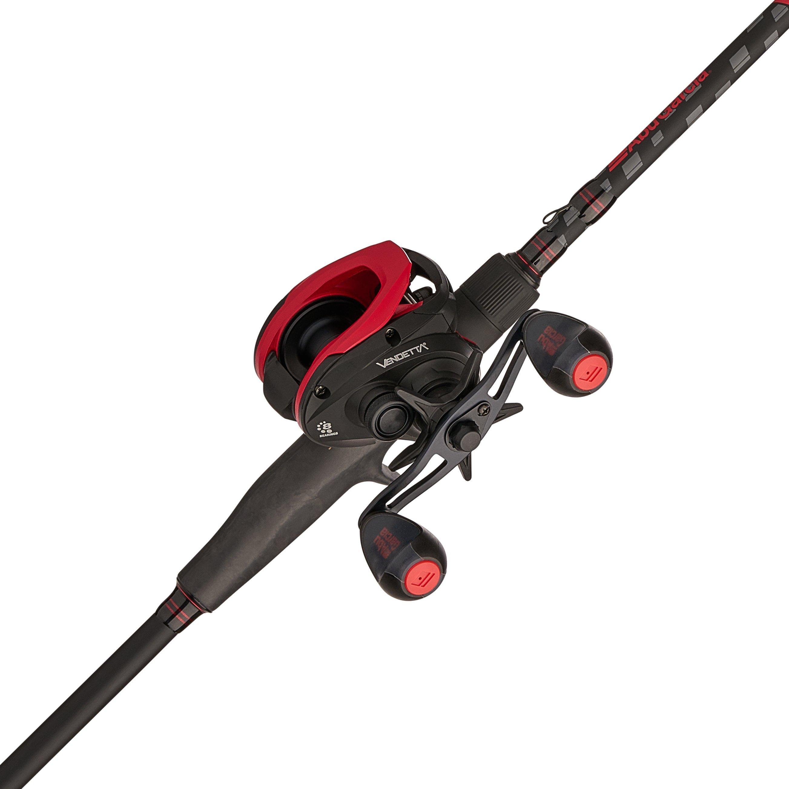 abu garcia blue max rod reel combo Pro Fishing Baitcast 7'0