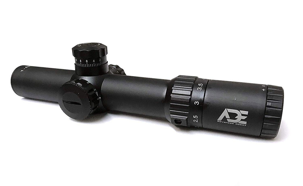 ADE Advanced Optics 1-4x24mm Riflescope, SFP Review - The Civil War