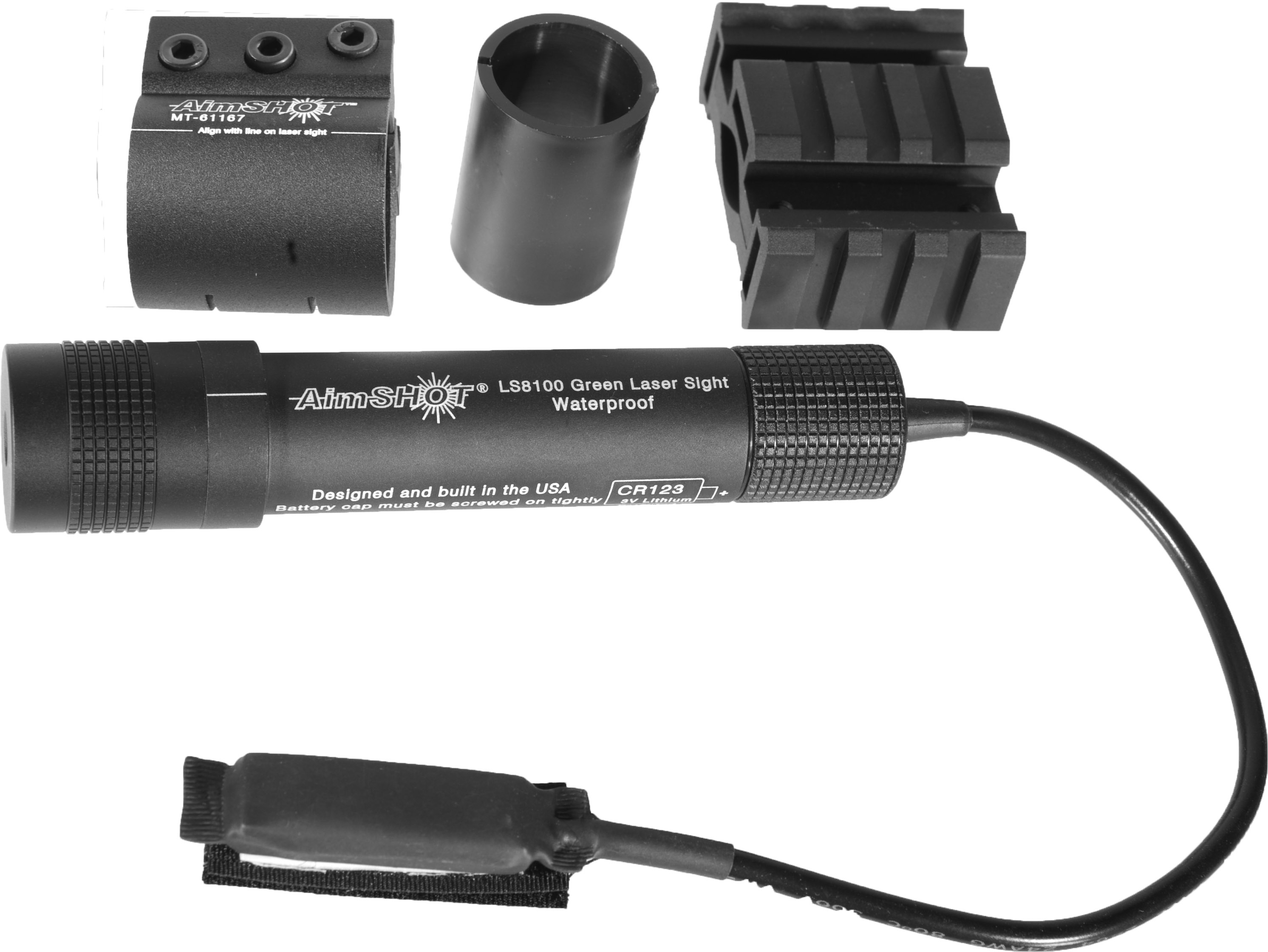 AimShot LS8100 Green Laser Sight w/ MT61167 Rail Mount | $10.00