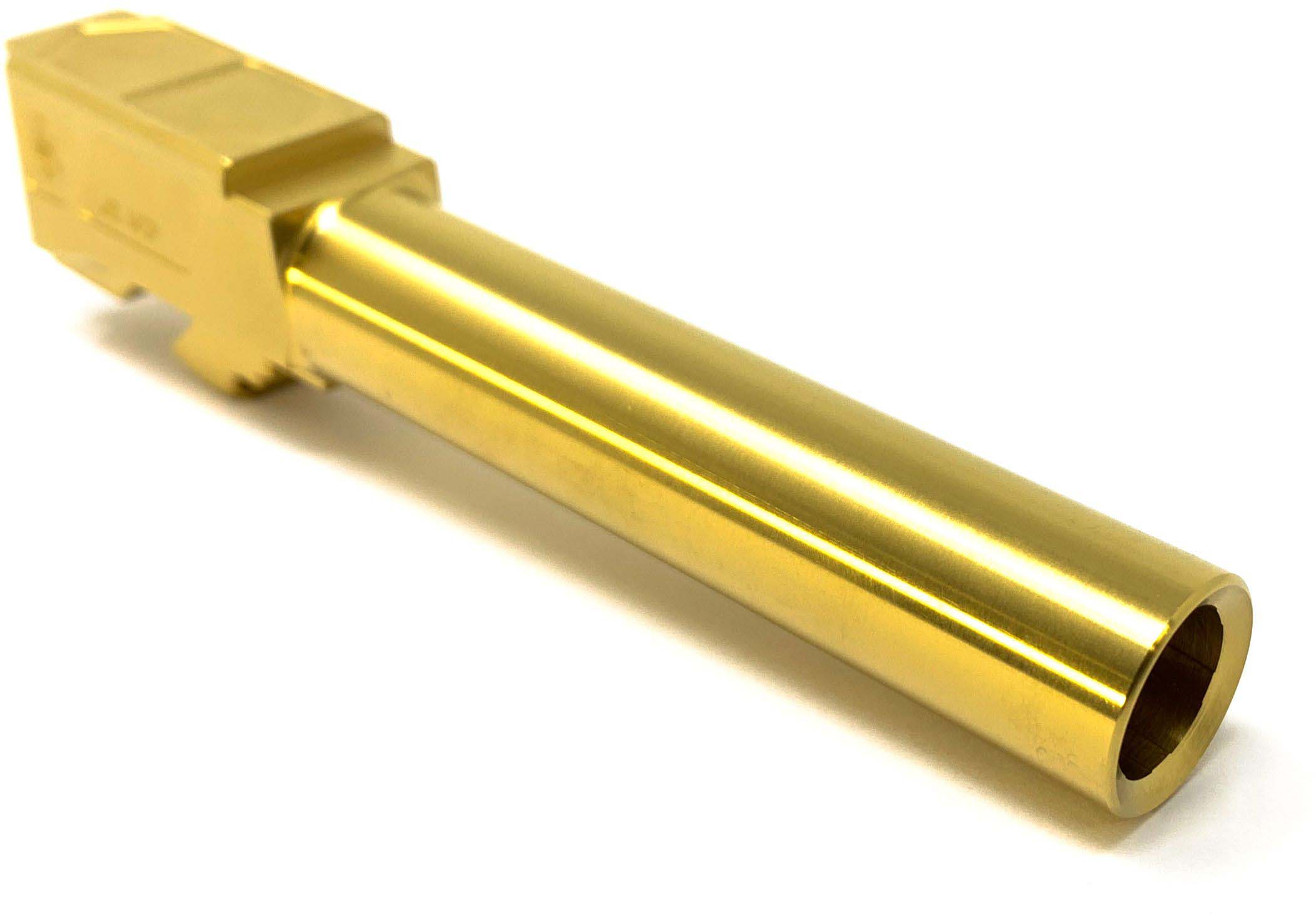 Zaffiri Precision Match-Grade Barrel For Glock 34 Gen 3/4 – Gold TiN, 9mm, Stainless Steel