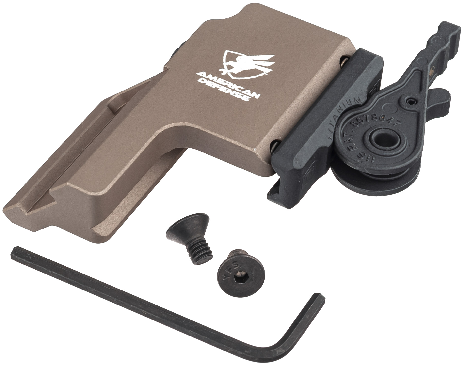 American Defense Scout Light QDマウント QD Mount For Surefire Scout Light - Surefire M600/M300