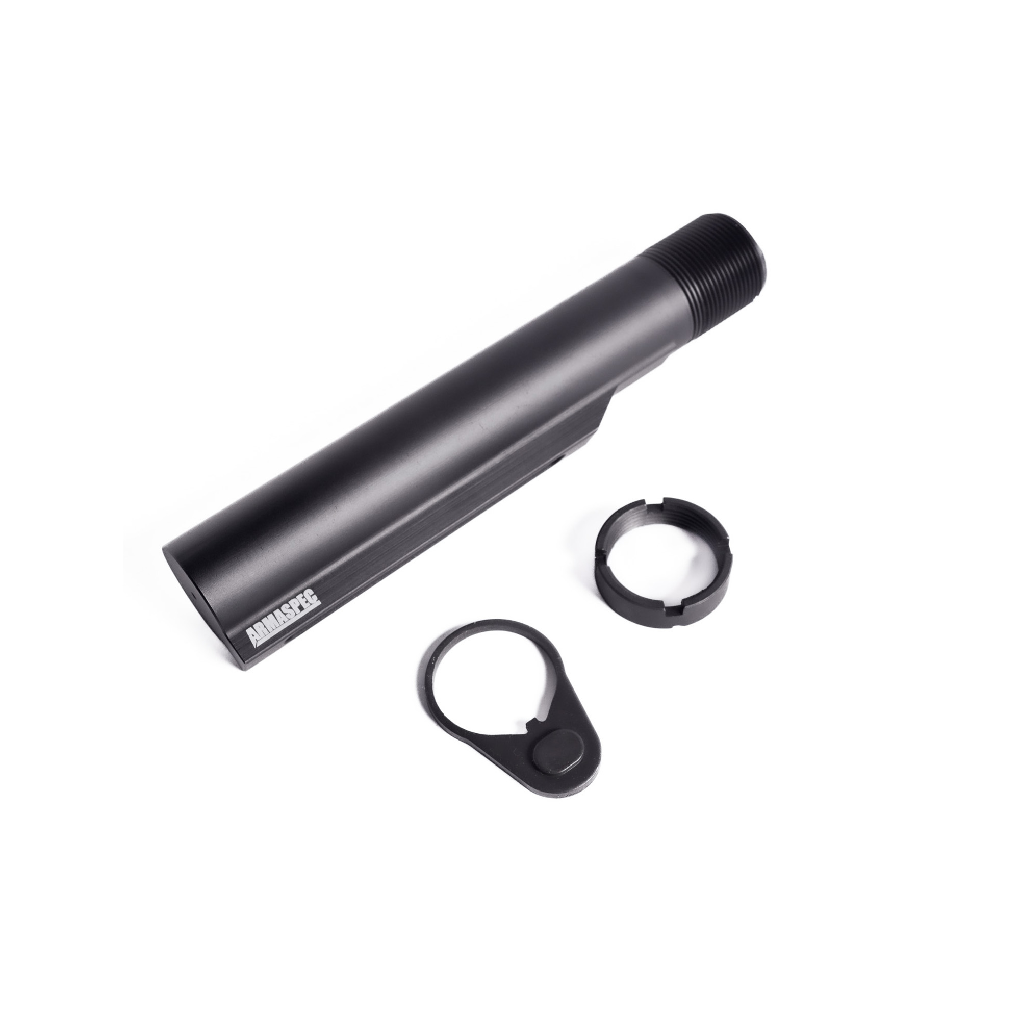 Armaspec Carbine Buffer Tube Kit w/End Plate and Castle Nut