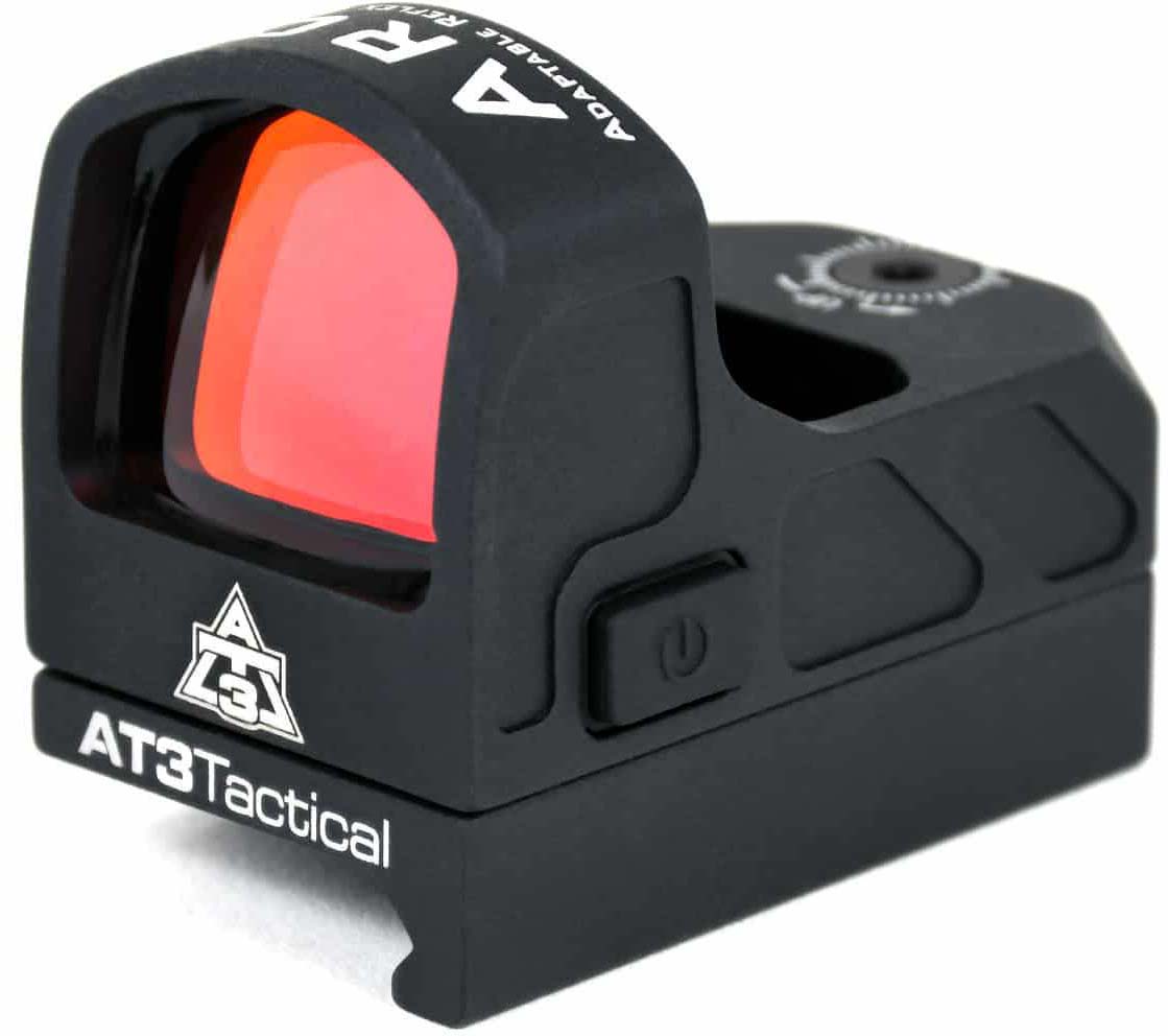 AT3 Tactical ARO Micro 3 MOA Red Dot Reflex Sight with Optional Riser ...