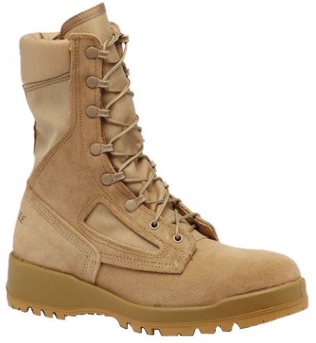 Belleville Mens Hot Weather Combat Boot, Desert Tan | Up to  display picture 1