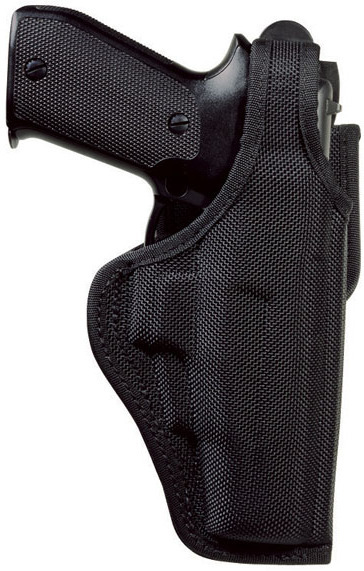 Bianchi AccuMold Size 13 Cruiser Holster - Model 7105, Right Hand, Thumb Snap, Black