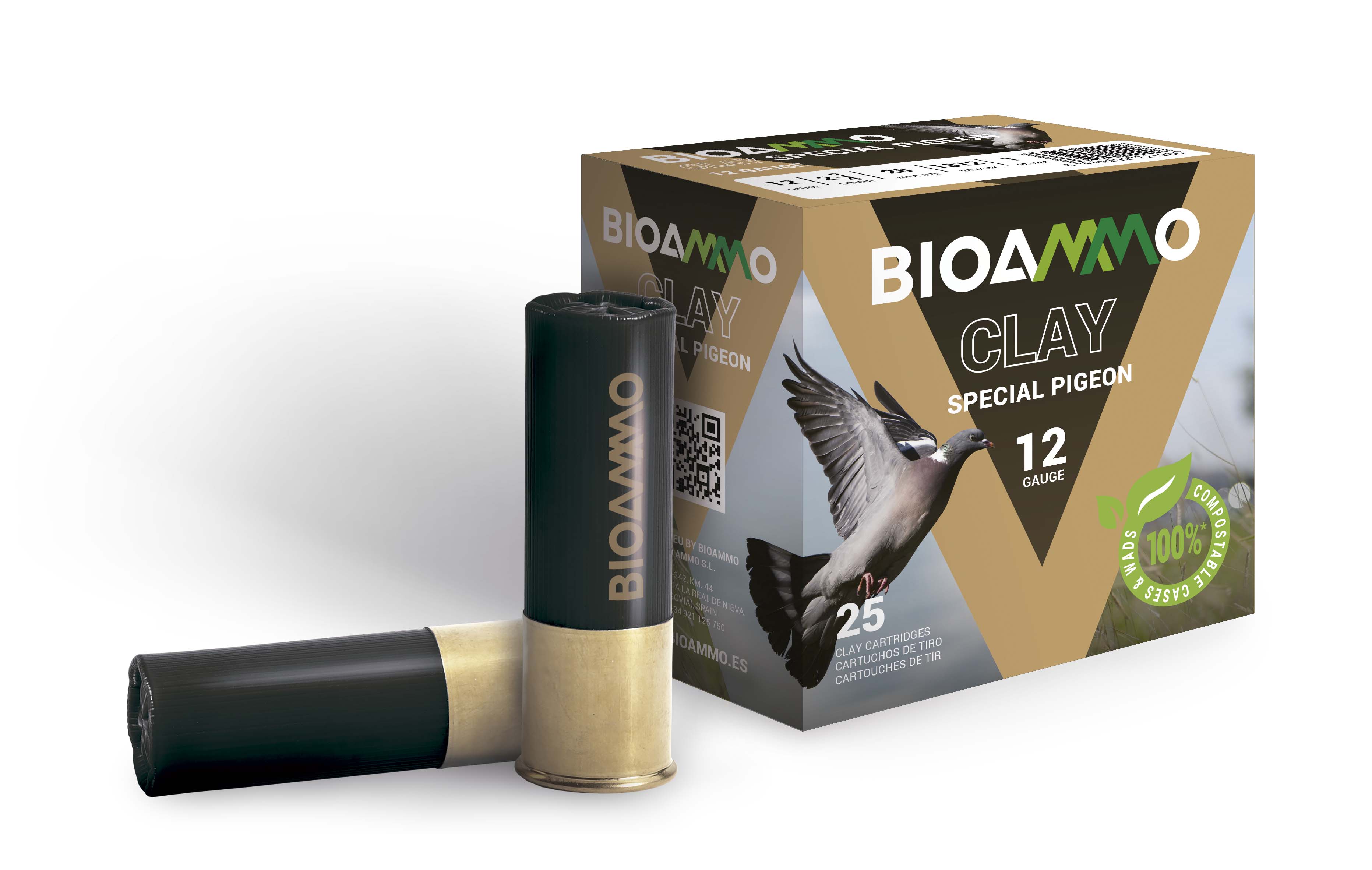 BioAmmo N.8 Lead Dove and Target 12 Gauge 1 1/4 oz 2 3/4'' Shotgun