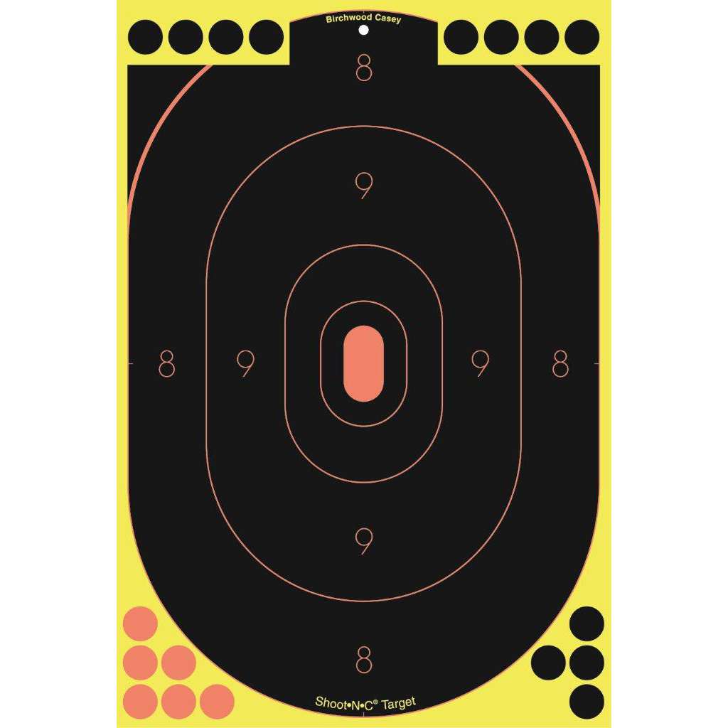 BIRCHWOOD CASEY Bersaglio SHOOT-N-C® BULLSEYE 8 confezione da 30 - Italia