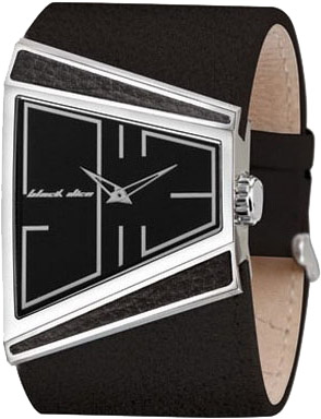 Black Dice 003 Hustle Battery Quartz Men's Wrist Watch w/ Leather