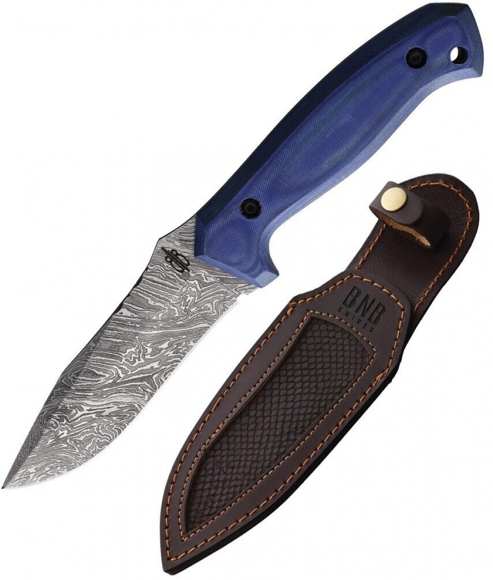 BucknBear Blue Pro-Lite Hunter Fixed Knife | $10.00 Off w/ Free S&H