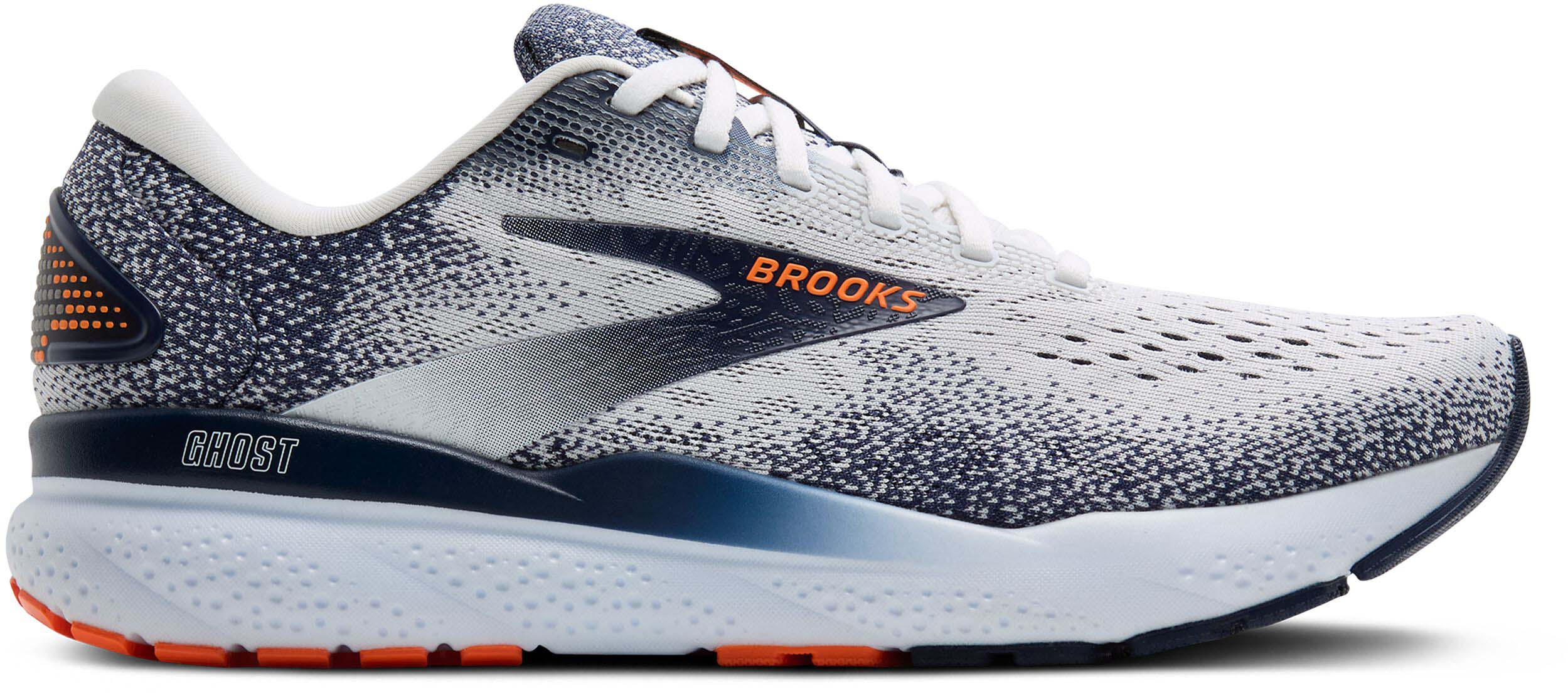 Brooks Ghost 16 Mens Running‎ Shoes Size 13 Grey Orange 1104421D112 Medium D Brooks Men main image 4
