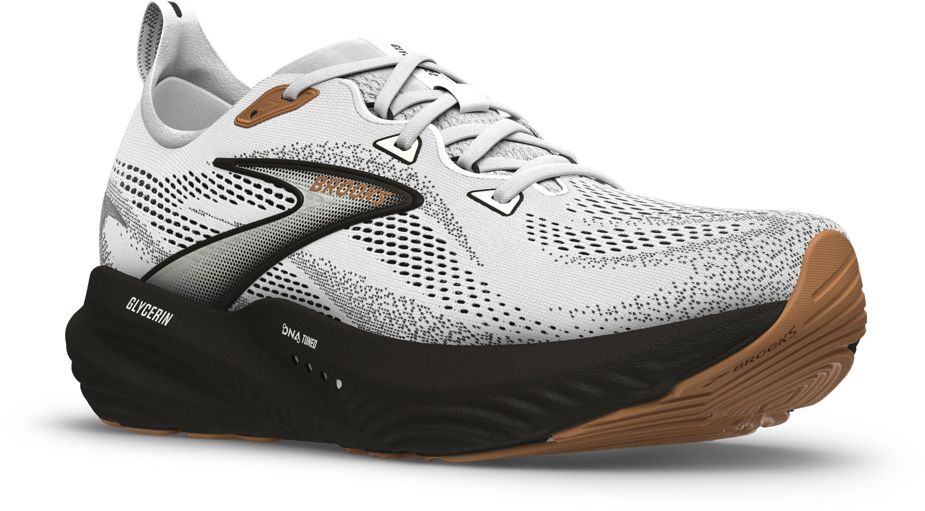 Brooks Glycerin 22 Men\'s Size 11.5 Grey Black Running Shoes Sneakers 1104451D078 Brooks Men main image 2