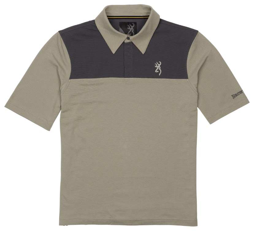 browning dress shirts Non-Iron Cotton Solid Dress Shirt With Contrast Trim